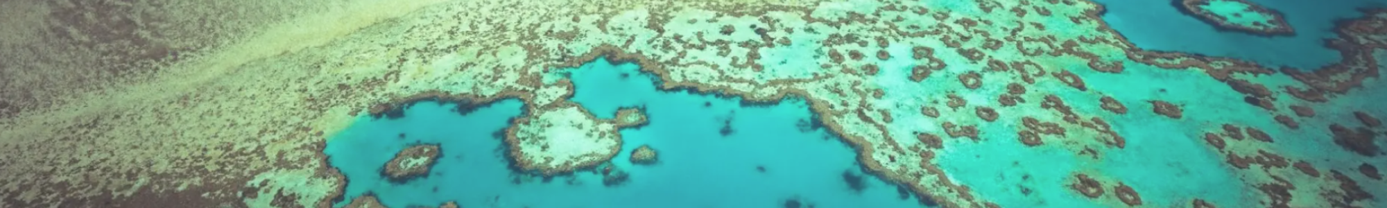 Great Barrier Reef aerial view