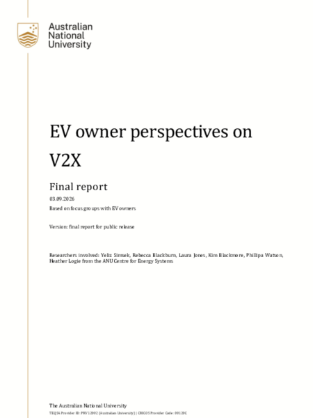 Preview of ANU Final report user perspectives on V2X - public - 03092926